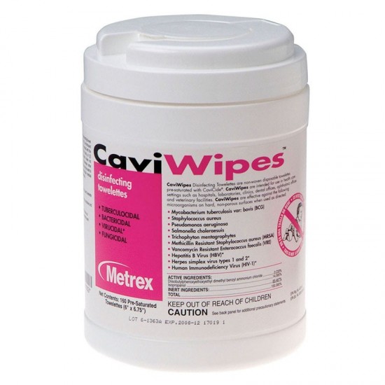 CAVIWIPES SERVETELE DEZINFECTANTE cutie 160buc CAVIWIPES SERVETELE DEZINFECTANTE cutie 160buc