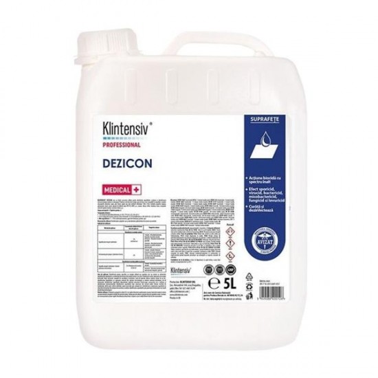 Dezinfectant Concentrat – Klintensiv Professional Dezicon Medical, 5000 ml