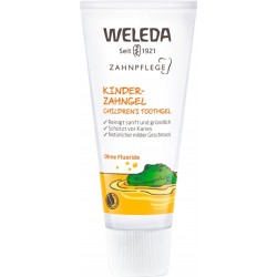 Gel dentar pentru copii Weleda Oral Care Bio fara fluor cu galbenele si ulei de migdale dulci, 50 ml Gel dentar pentru copii Weleda Oral Care Bio fara fluor cu galbenele si ulei de migdale dulci, 50 ml