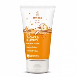 Kids 2in1 Gel de dus & sampon ORANGE 150 ml Weleda Kids 2in1 Gel de dus & sampon ORANGE 150 ml Weleda