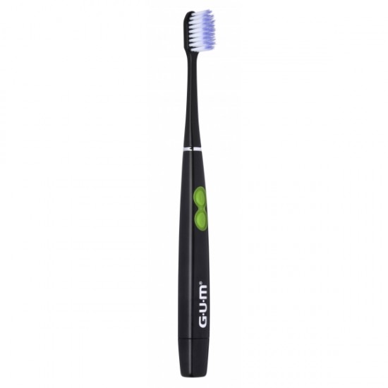 Periuta de Dinti, Gum Sonic, 12.000 Vibratii, Peri Ultra-Moi, Culoare Neagra Periuta de Dinti, Gum Sonic, 12.000 Vibratii, Peri Ultra-Moi, Culoare Neagra