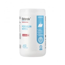 PEROKLIN WIPES – Servetele umede dezinfectante pentru suprafete, TUB 120 buc. Klintensiv PEROKLIN WIPES – Servetele umede dezinfectante pentru suprafete, TUB 120 buc. Klintensiv