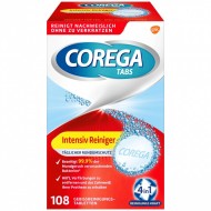 Set Tablete Corega 4 in 1 pentru curatarea protezelor, aparatelor dentare, alignere , gutiere, 108buc